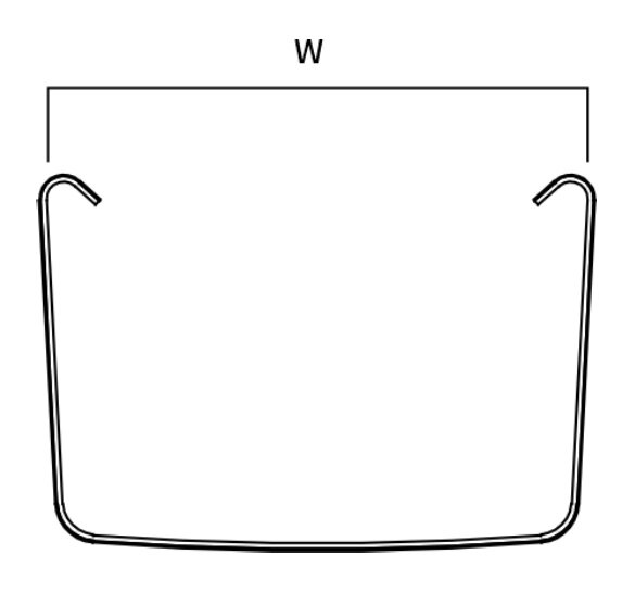 Square Gutter technical details diagram