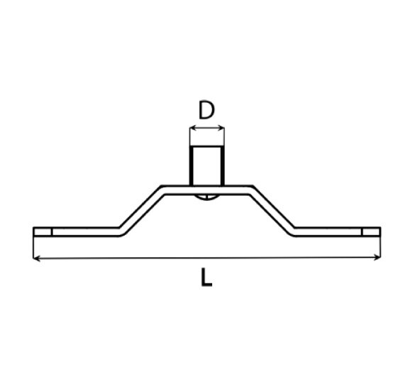Fixing The Clamp To The Sandwich Panel technical details diagram