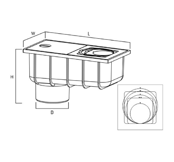 Settling Tank 313 technical details diagram