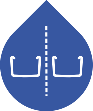 Symmetrical 2-in-1 fittings