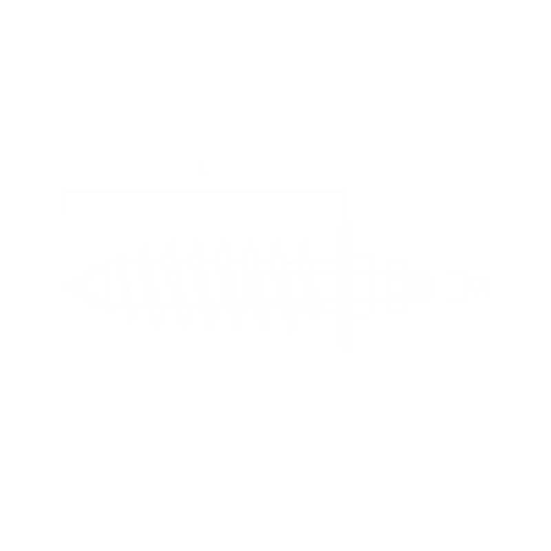 Insulation Screw For A Pipe Clamp cross-section diagram