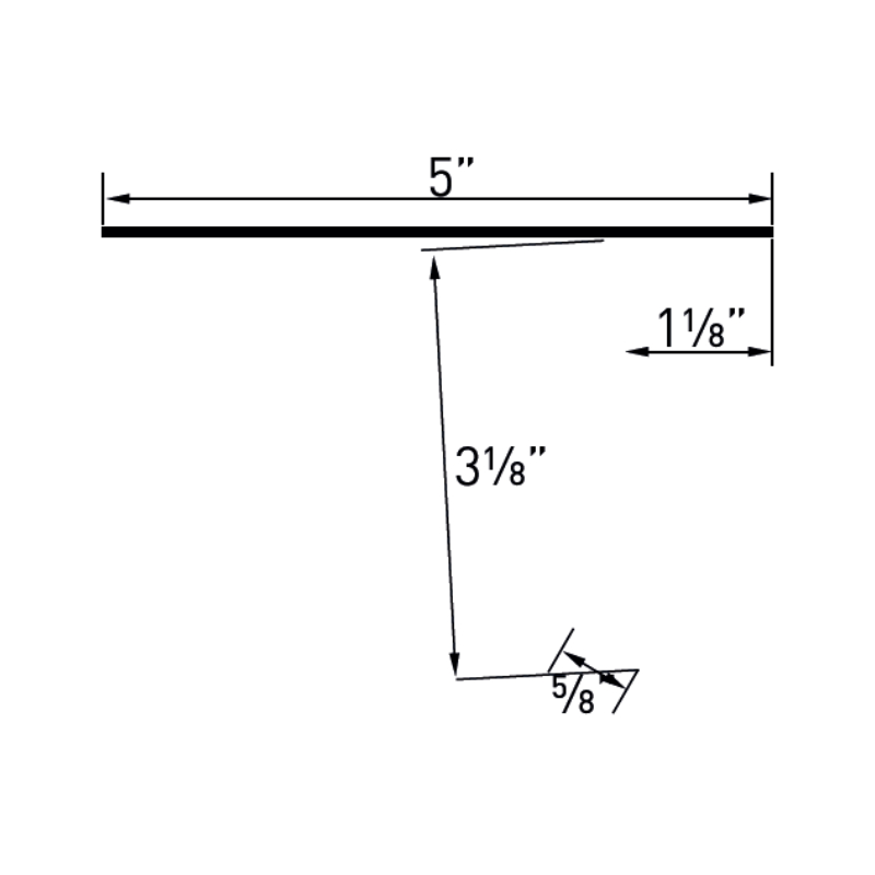 Drip Edge technical diagram