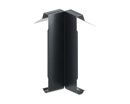 Inner corner of the fascia