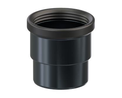 Downspout connector with gasket