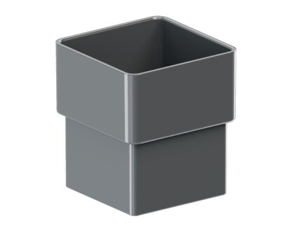 Downspout connector square