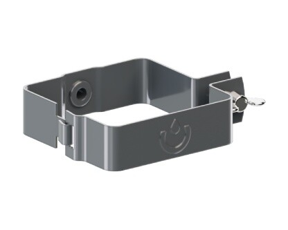 Steel square tube clamp